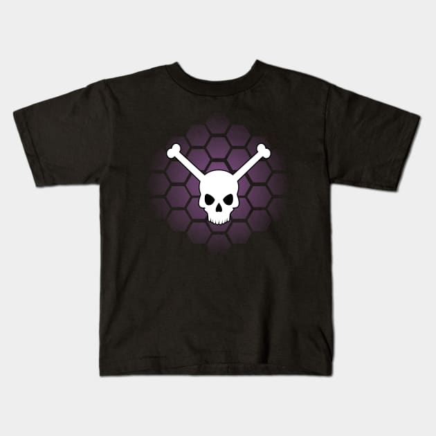 MST3K - Skeleton Crew Logo (Hex Design) Kids T-Shirt by Pandoramonium